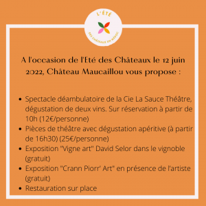 2022_06_12 - Eté des Châteaux au château Maucaillou